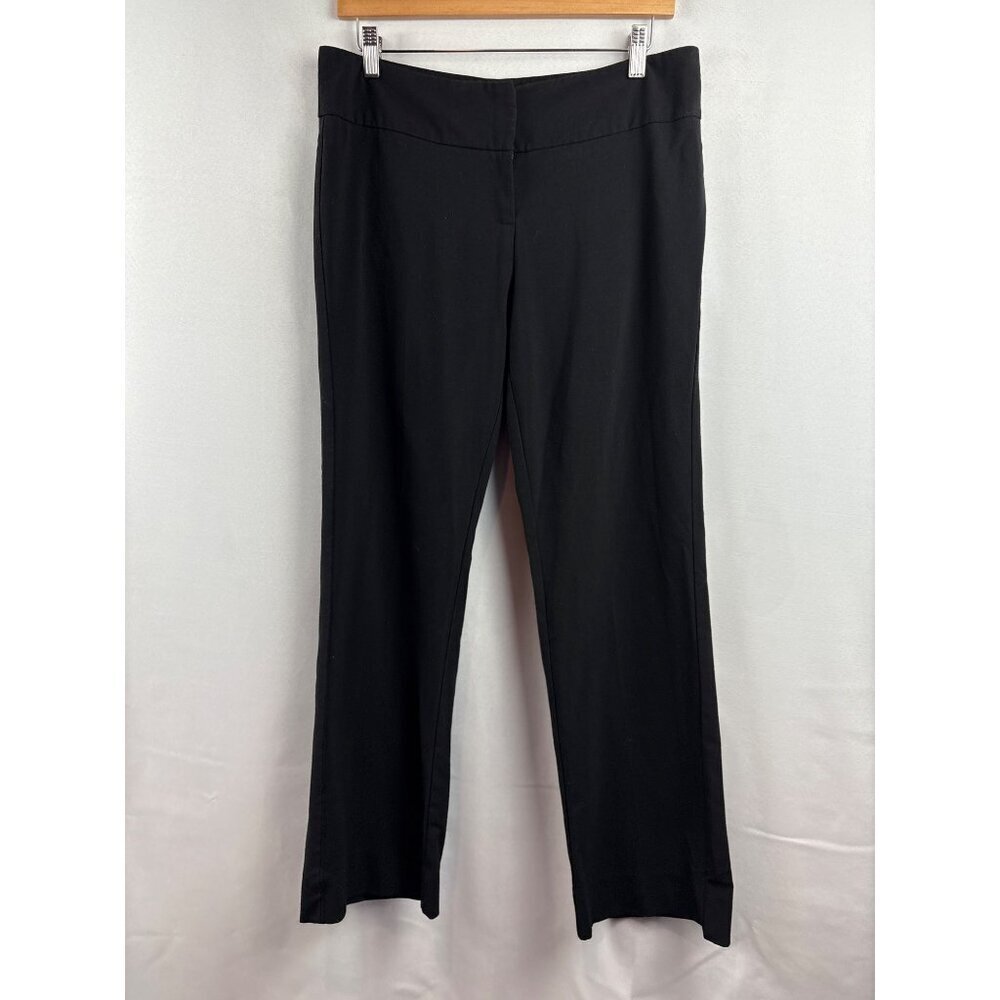 Kenneth Cole New York Womens Black Dress Pants Size 8 Short Made In Guatemala